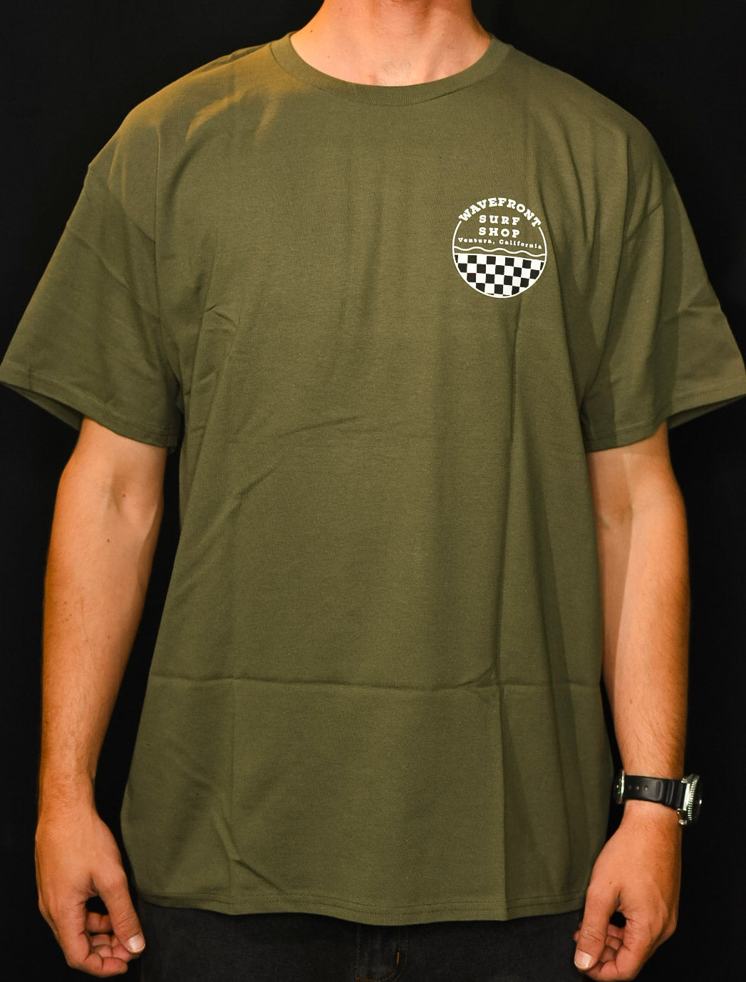 WAVEFRONT Checkered Flag T-Shirt
