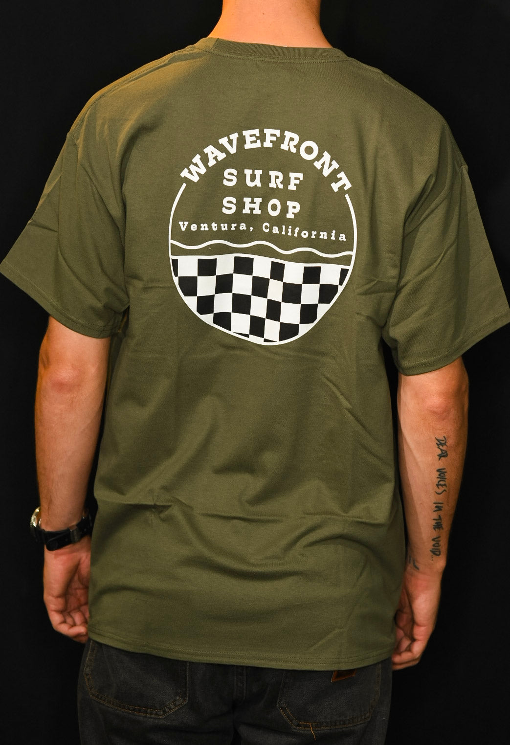 WAVEFRONT Checkered Flag T-Shirt